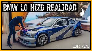 BMW HIZO REALIDAD NUESTROS SUE&Ntilde;OS! - Esta es la Replica Original del E46 M3 GTR de Need for Speed ⚪🔵