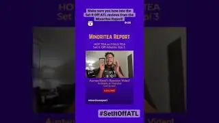 Make sure to watch The Minoritea Report get the cast together EVERY week! #SetItOffATL