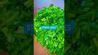 #How to Store Chives!!👍🙏 #Shorts