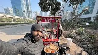 Gurgaon Ka Swad: Famous Chole Paranthe and Bullet Ride! | Sunday Morning Gedi #bulletride #food 