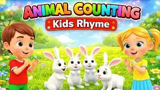 Animal Counting Rhyme | Kids Nursery Song #nurseryrhymes #kidssongs
