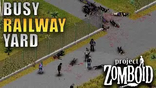 Эта железнодорожная станция была ОЧЕНЬ АКТИВНА | Project Zomboid BUILD 42 | Кузнец Мак | Часть 34