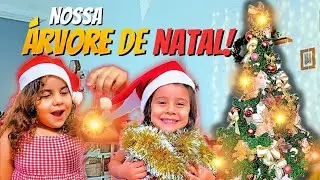 MONTAMOS NOSSA ÁRVORE DE NATAL - MAITÊ E MAVIE