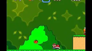 Super Mario World - TasPlayer Attempts to do Moving Sprite Glitch(From TheLostKooper)