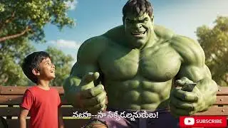 Hulk Came to Tea Stall 😂 | Telugu Comedy Short