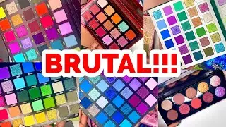 EYESHADOW PALETTE DECLUTTER 2025: a minimalist mindset😀