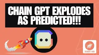 Crypto AI Project EXPLODES AS PREDICTED!! Chain GPT unleashing the power of Blockchain AI!!