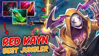 This Is How You Jungle With Red Kayn!!! - Red Kayn Build & Runes