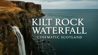 Kilt Rock Waterfall &ndash; DJI Air 3S Cinematic Flight | Scotland&rsquo;s Epic Coastal Waterfall in 4K