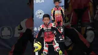 SIIIUUU ‼️Alhamdulillah Setelah Crash 🙏#alvinkeanu #minigp #minigpindonesia #pocketbike #balapmotor