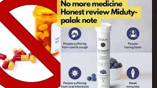 Honest review Miduty-palak notes supplement | ye supplement sabke ghar hona chahiye 100%result 👍