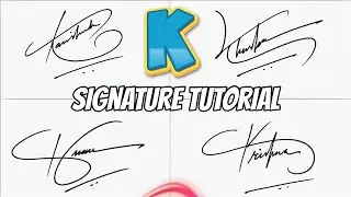 Unique K Signature Style | Beautiful Signature Style | #signature #handwriting 