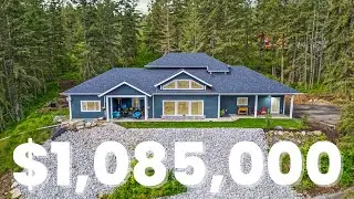 Rare small private acreage home near Enderby, BC in the Okanagan.