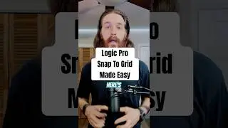 How to use Logic Pro snap to grid more effectively and easily #musicproducer #logicprox