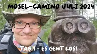 Pilgern auf dem Jakobsweg! Mosel Camino Tag 1- Von  Stolzenfels nach Hatzenport - Es geht los!