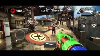 Dead Trigger 2 | Tournament | Brainwasher, Blood Dragon | Gas Station | Score: 98000