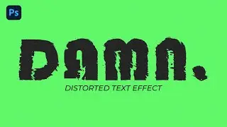 Distorted Text Effect - Photoshop Tutorial