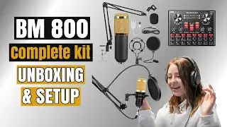 BM 800 Condenser Microphone Unboxing & Setup