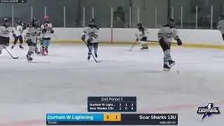 Durham W Lightning @ Scar Sharks 13U (2025.10.21)