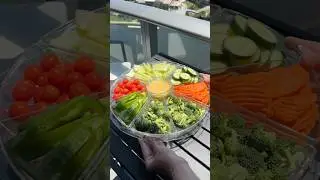 *ASMR* VEGGIE TRAY RESTOCK! #asmr #restock #kitchen #snackideas #snacks #veggies #veggietray