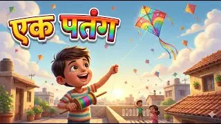 Ek Patang | Udi Patang | Hindi Nursery Rhymes | KindBee Rhymes