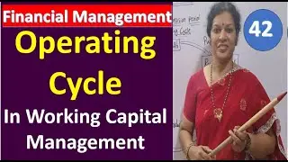 42. Operating Cycle In Working Capital Management from Financial Management Subject