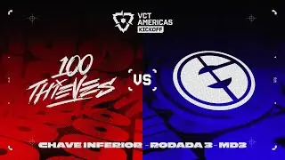100T x EG | VCT Americas Kickoff 2026 | Chave Inferior - Rodada 3