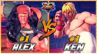 SFV AE 🔥 GUNFIGHT (Alex) vs KENPI (Ken) | Ranked Set 🔥 SF5 TenSFV