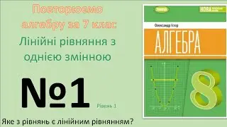 Істер Вправа 1. Алгебра 8 НУШ - 2025