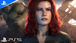 (PS5) BLACK WIDOW | Realistic ULTRA Graphics Gameplay [4K 60FPS HDR] MARVEL'S Avengers