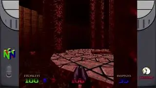 Doom 64 EX - Original Hardware - VEHEMENCE (WIP LEVELS on N64) - level 90 - The descent