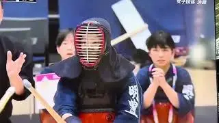 インターハイ剣道2023女子団体決勝(大将戦+代表戦) 守谷VS明豊