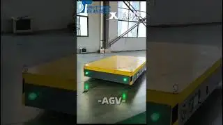 Trackless transfer car quickly on-line  #materialhandling #transfercart #factoryautomation #machine