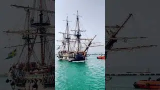 18th Century ship G&ouml;theborg in Gibraltar, #sea , #ship, #travel