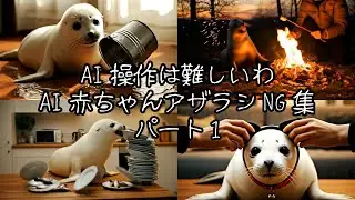 【AI初心者1ヶ月目】こんなはずじゃなかった？！不慣れなAI操作によって作成された赤ちゃんアザラシNG集