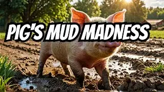 Pig Goes on Epic Mud Adventure
