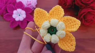 3D -Wonderful Crochet /  Eye-Catching Crochet Flower Pattern Tutorial for Beginners