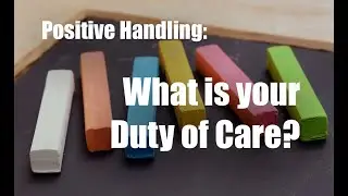 Positive Handling training Duty of Care illustrated in a brief story