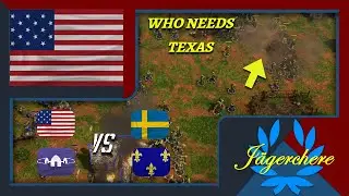 Best Non-Texas Build? | 2v2 Treaty with USA | AOE III: DE