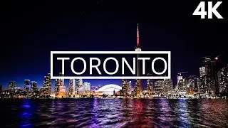 Toronto Drone Footage 4K [Night] - Downtown Toronto,Canada | Cinematic Drone Footage