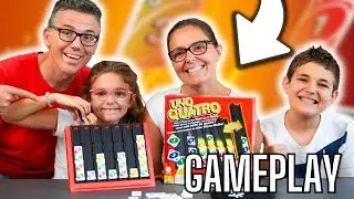 UNO QUATTRO: How To Play New Family Game
