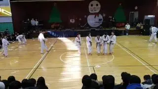 태사자태권도시범단 '북서울중학교 동아리발표회 시범'
