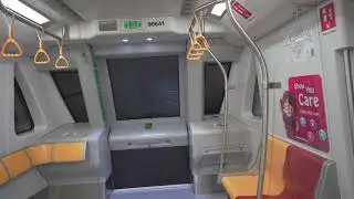 Singapore, MRT night ride from Bukit Panjang to Beauty World
