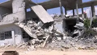 تقرير  مفصل عن الدمار في المنطقة الصناعية , حي القابون - تورا -