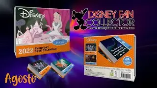 🗓 Everyday Desk Calendar de Disney mes de AGOSTO  📆 + Funkos Disney