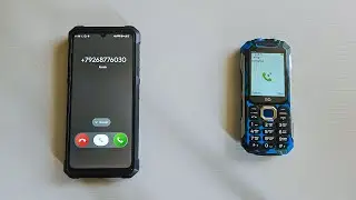 Cubot King Kong ES3 vs BQ Tank Incoming Call
