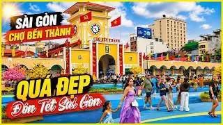 Bến Thành Đông Nghẹt Khi Mở Rào Đón Tết Sài Gòn 2026