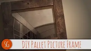 Easy DIY rustic wood picture frame that you can make! | Voiceover