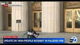 Update on criminal investigation in a Palisades Fire incident