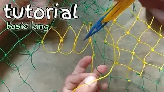 NET MENDING | how to repair step by step